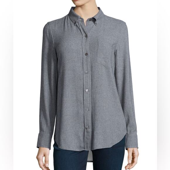 Theory Simara Knit Button-Front Blouse Size Small - Picture 4 of 11